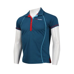 P1001 custom-made dark green contrast color chest tube POLO shirt horn sleeve POLO garment factory P1001 custom-made dark green contrast color chest tube POLO shirt horn sleeve POLO garment factory